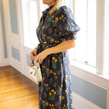 Forget Me Not Midi Dress, Black