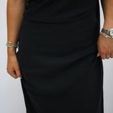 Raising the Bar Midi Dress, Black