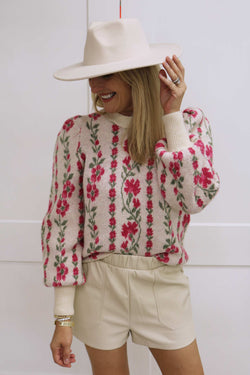 Chasing Wildflowers Floral Sweater