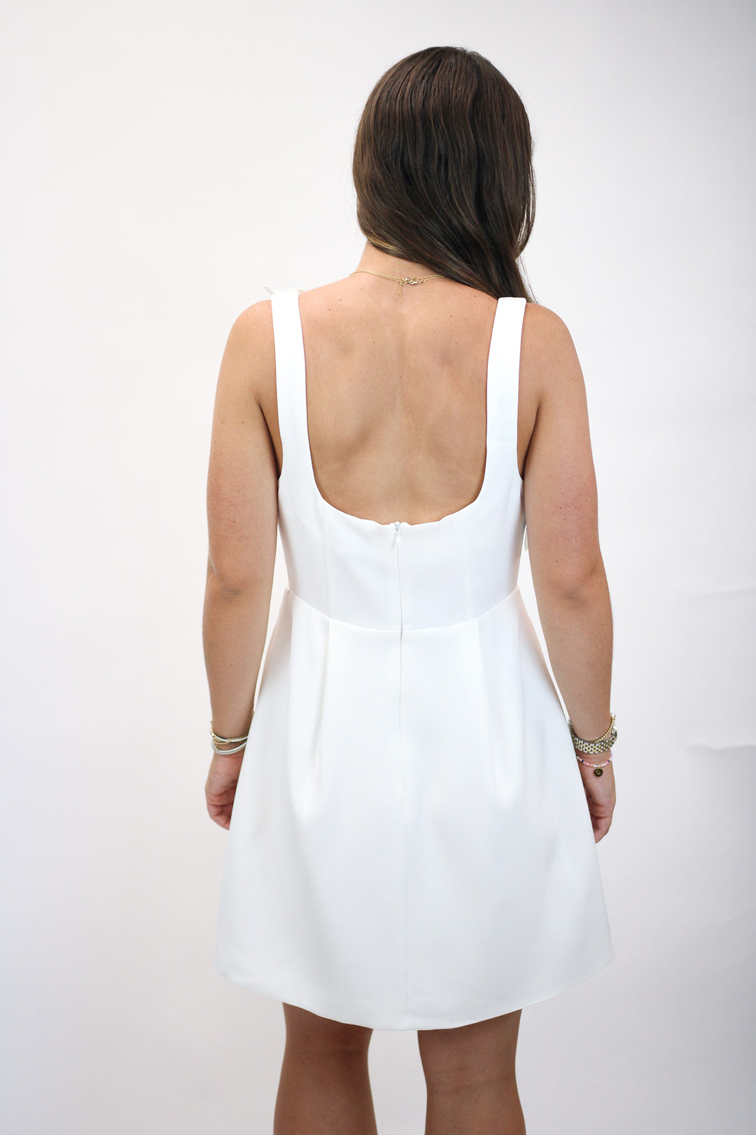 New Adventures Mini Dress, White