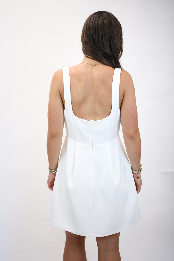 New Adventures Mini Dress, White