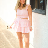 Cambron Luna Rosa Fleur Top, Apple Blossom