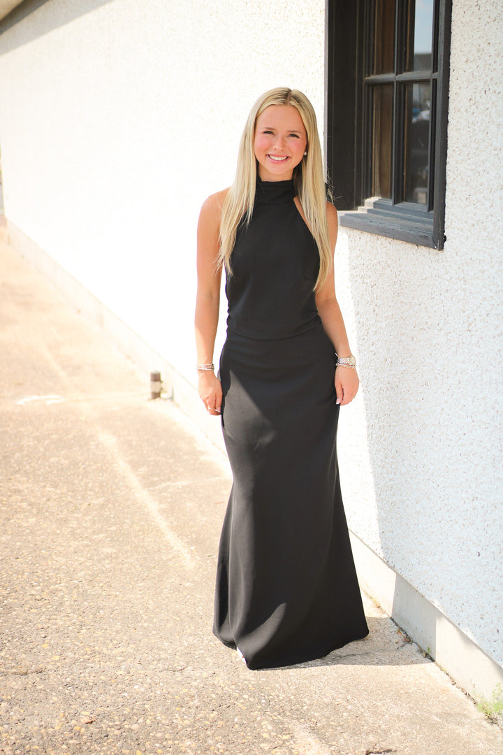 Raising the Bar Midi Dress, Black