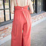 Hot Shot Strappy Onesie, Grapefruit