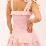 Sherina Dress, Pink Shimmer