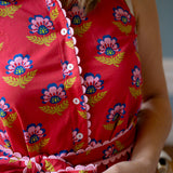 Walk This Way Mini Dress, Berry