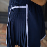 Sweet Sips Runsie, Navy/White