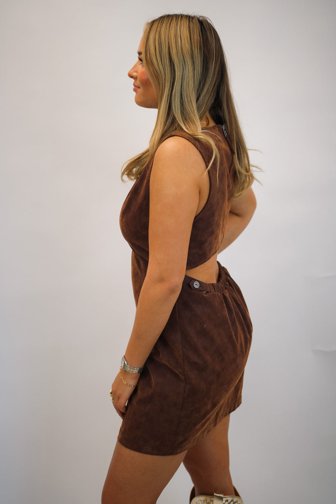 Atlas Suede Mini, Chicory Coffee