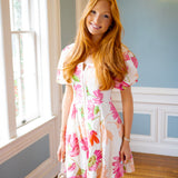 Golden Hour Mini Dress, Cream