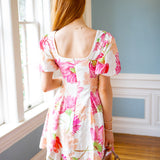 Golden Hour Mini Dress, Cream