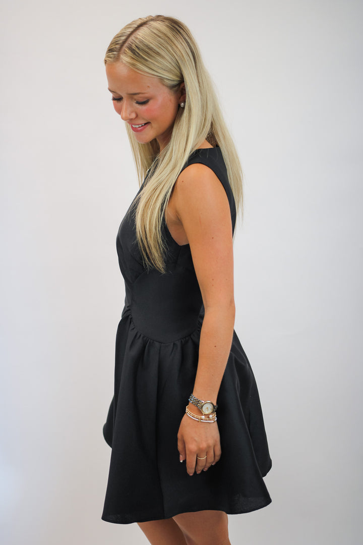 Glorious Day Mini Dress, Black