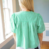 Struck With Luck Top, Green