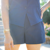 Spanxsupersmooth™ Easybreezy 360 Cotton Linen Short 5", Timeless Navy