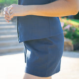 Spanxsupersmooth™ Easybreezy 360 Cotton Linen Short 5", Timeless Navy