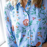 Lovely Impressions Top, Blue