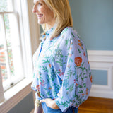 Lovely Impressions Top, Blue
