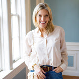 Seaport Gingham Button Up, Parchment