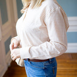 Seaport Gingham Button Up, Parchment