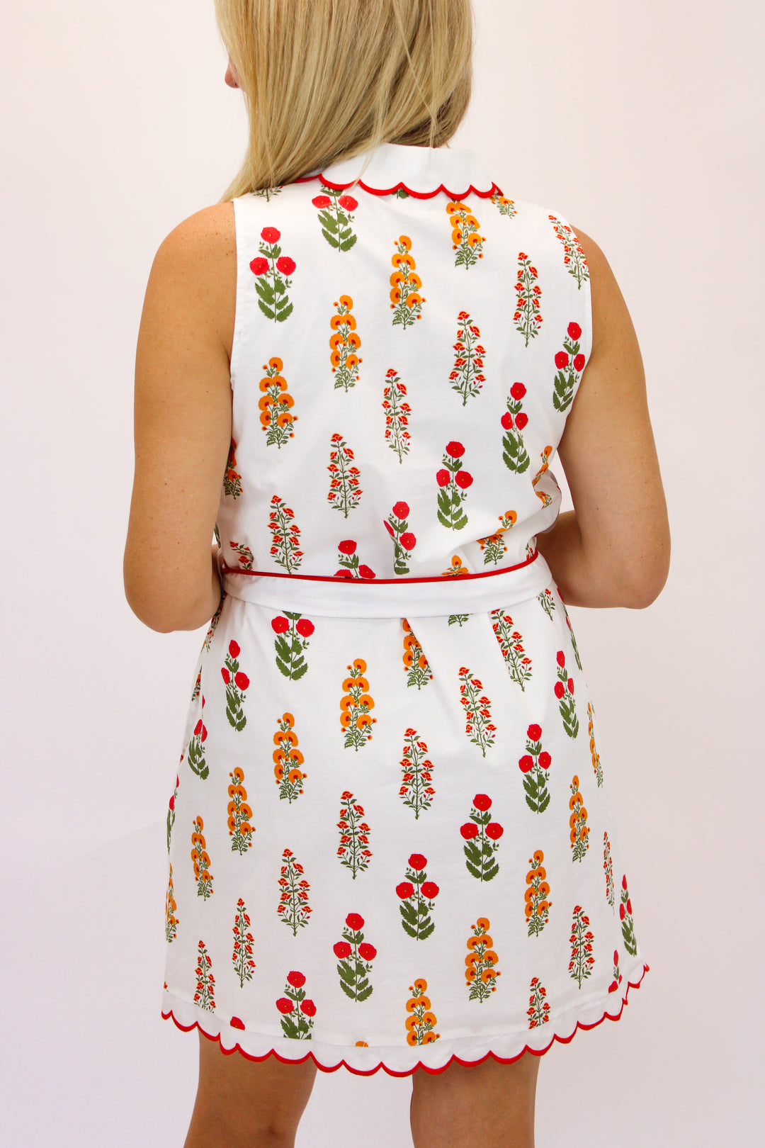 Flowers In The Sun Dress, Off White