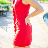 Island Time Dress, Red