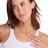 Julian Triple Diamond Cuban Chain Necklace 6.8mm