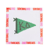 Sorority Knitted Pennant Needlepoint Canvas