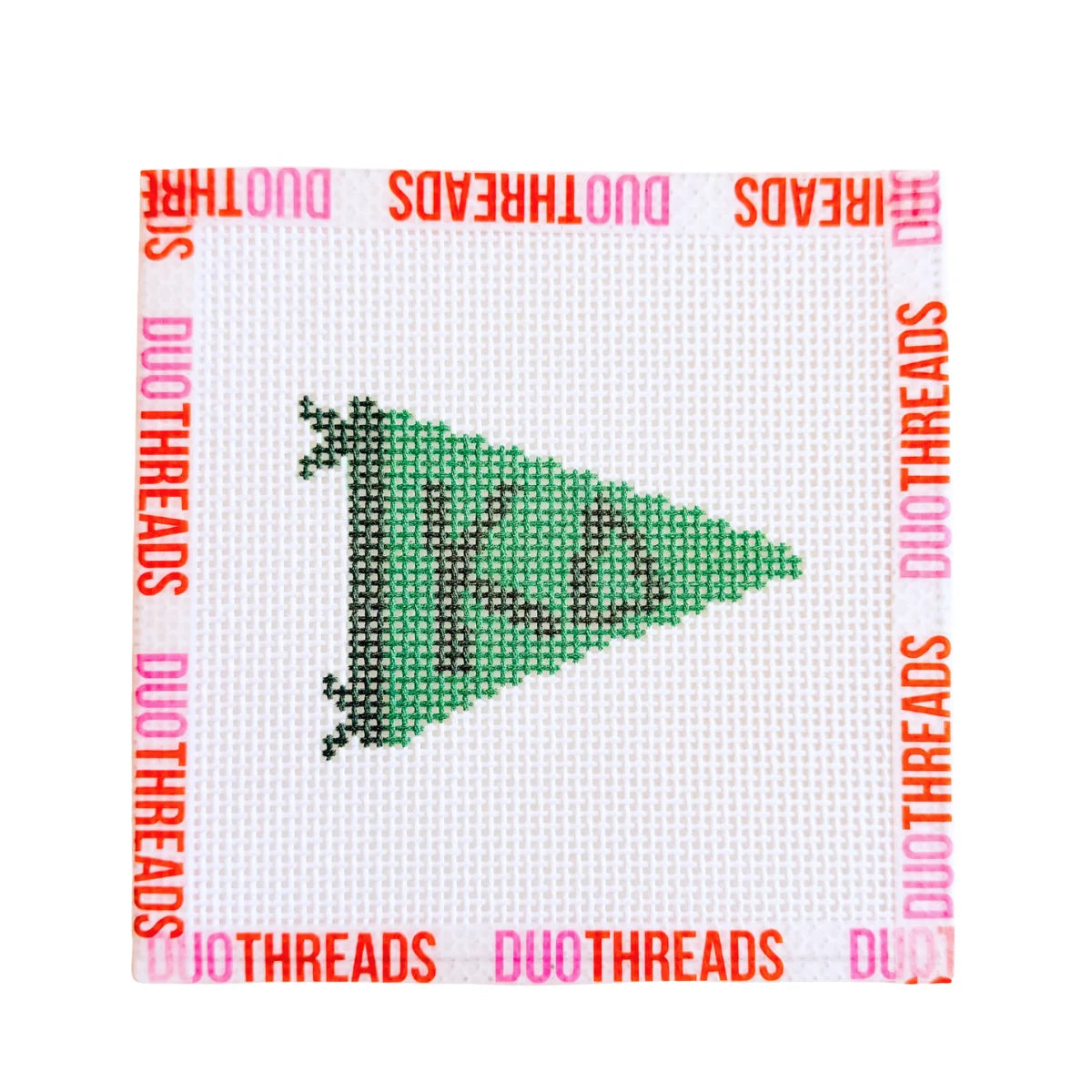Sorority Knitted Pennant Needlepoint Canvas