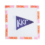 Sorority Knitted Pennant Needlepoint Canvas