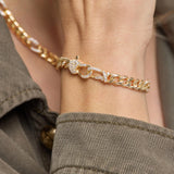 Knot Figaro Chain Bracelet