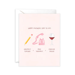 Mom Roles Mother's Day Greeting Card