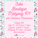 Mahjong 101 Class