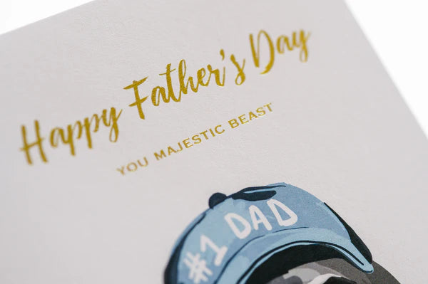 Majestic Beast Father's Day Card