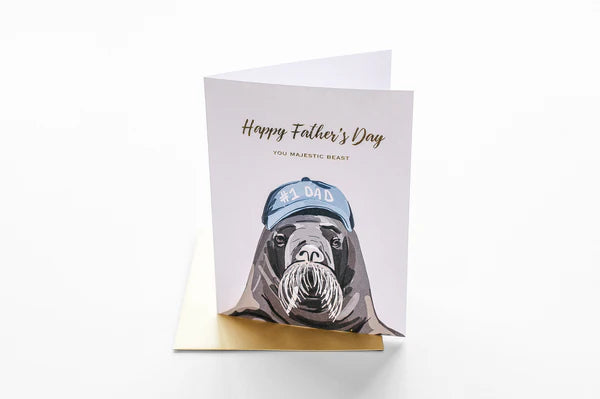 Majestic Beast Father's Day Card