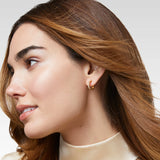 Odette Statement Hoop & Charm Earring