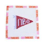 Sorority Knitted Pennant Needlepoint Canvas