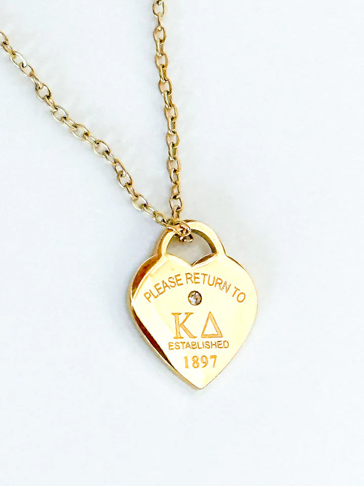 Sorority Please Return Necklace