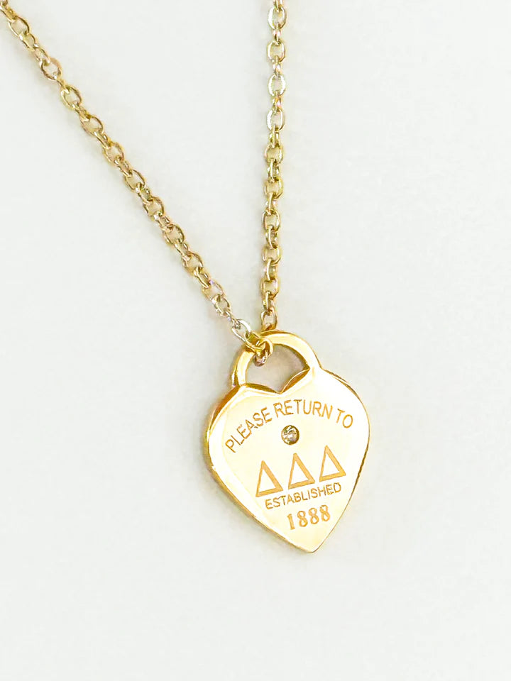 Sorority Please Return Necklace