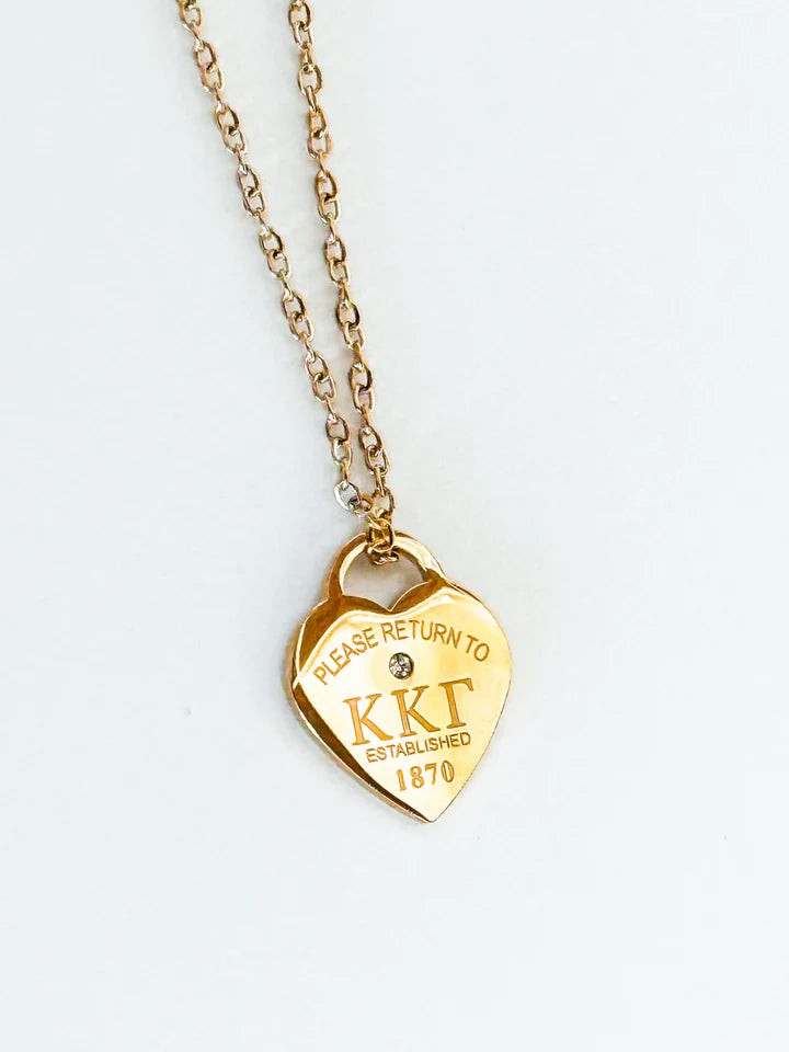 Sorority Please Return Necklace