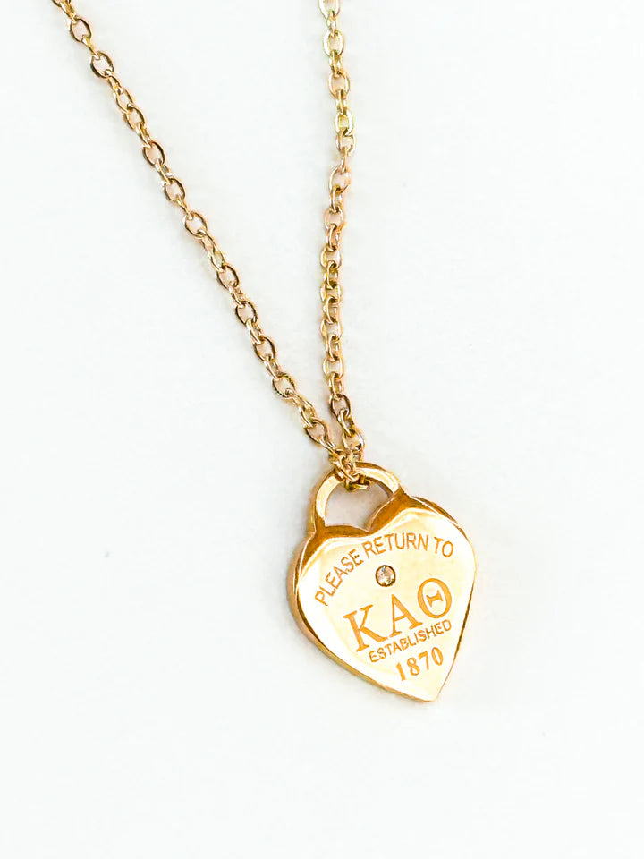 Sorority Please Return Necklace