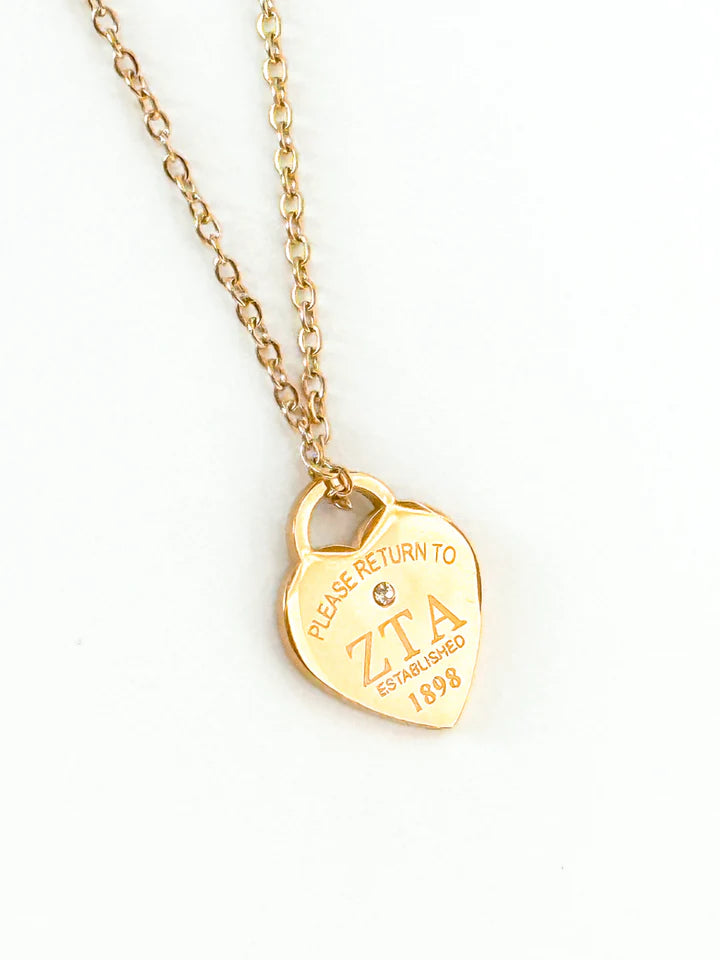 Sorority Please Return Necklace