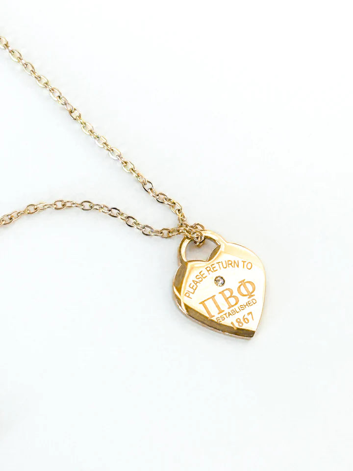 Sorority Please Return Necklace