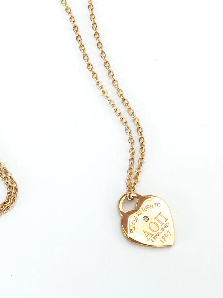 Sorority Please Return Necklace