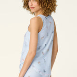 Bark Park Fetch & Frolic Tank Top, Blue Ice