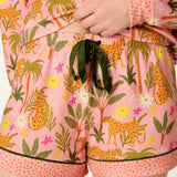 In The Jungle Leopard Safari Tank Shorts