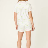 Margarita Mama Spicy Sips 3-Piece Short PJ Set, Ivory