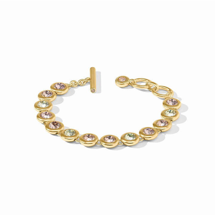 Rainbow Tennis Bracelet, Champagne Radiance