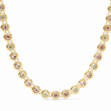Rainbow Tennis Necklace, Champagne Radiance