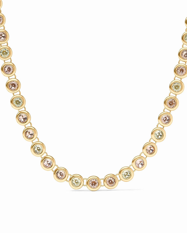 Rainbow Tennis Necklace, Champagne Radiance