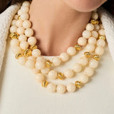 Ravello 5-in-1 Necklace, Gold Obsidian Black