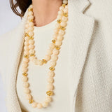 Ravello 5-in-1 Necklace, Gold Obsidian Black